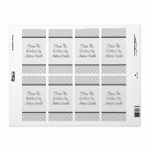 Graues Patchwork-Muster (Vorne)