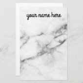 Graues personalisiertes briefpapier (Vorne/Hinten)