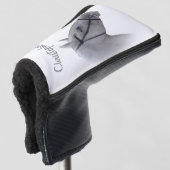 Graues Pferd Design Golf Headcover (3/4 Vorderseite)