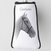 Graues Pferd Design Golf Headcover (Rotieren 90)