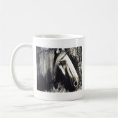 Graues Pferd Kaffeetasse (Links)