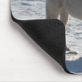 Graues Pferd Mousepad (Ecke)