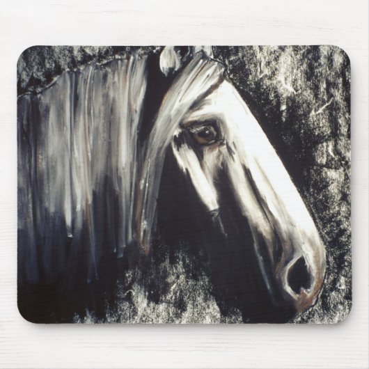 Graues Pferd Mousepad (Vorne)