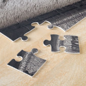 Graues Pferd, Nahes Auge Puzzle (Seite)