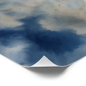 Graues Pferd nr. 1 Poster (Ecke)