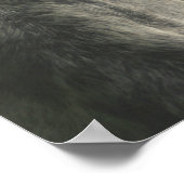 Graues Pferdeauge Poster (Ecke)