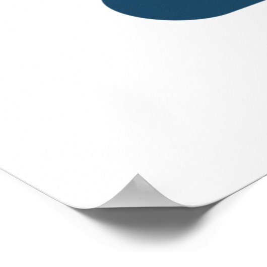 Graues Poster (Ecke)