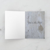 Graues Quarterpferd auf Whitealkaschine Karte (Innenseite)