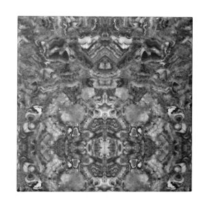 Graues Quarz, Schwarz-weißes graues Muster Fliese