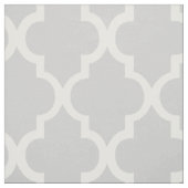 Graues Quatrefolienmuster Stoff (Muster)
