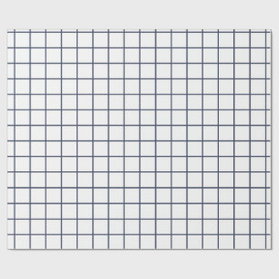 Graues Rastermuster Geschenkpapier