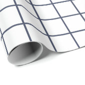 Graues Rastermuster Geschenkpapier (Rolleneckpunkt)