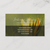 Graues Rechteck, Monogramm Visitenkarte (Rückseite)