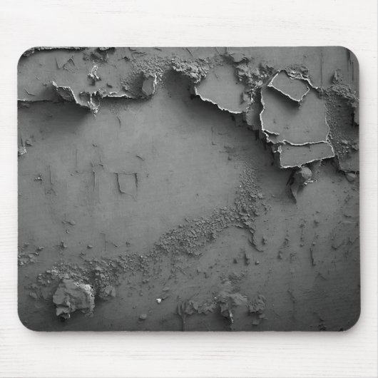 Graues rustikales Design Mousepad (Vorne)