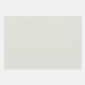 Graues Schwarzes Retro Y2K Hippie Blume Muster Geschenkpapier Set (Vorderseite 2)