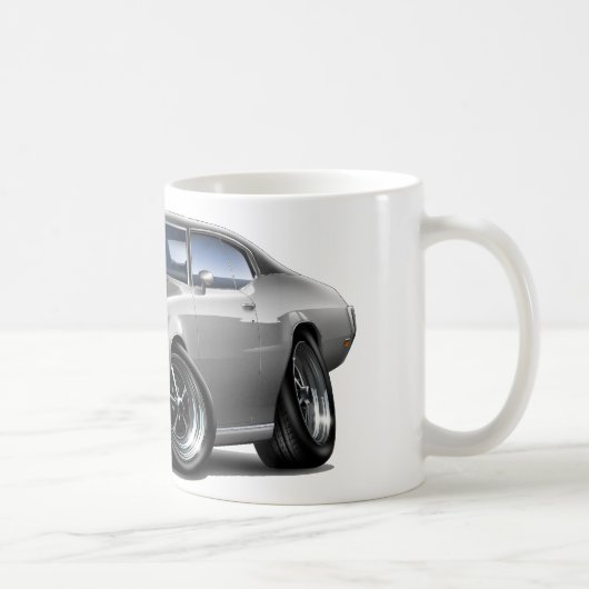 Graues schwarzes Spitzenauto 1970-72 Buicks GS Kaffeetasse (Rechts)