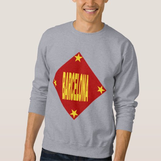 Graues Shirt Design BARCELONA (Vorderseite)