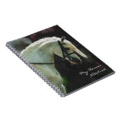 Graues Showpony Notizblock (Rechte Seite)