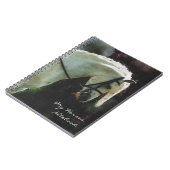Graues Showpony Notizblock (Linke Seite)