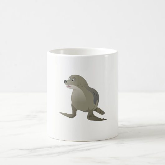 Graues Siegel Kaffeetasse (Mittel)