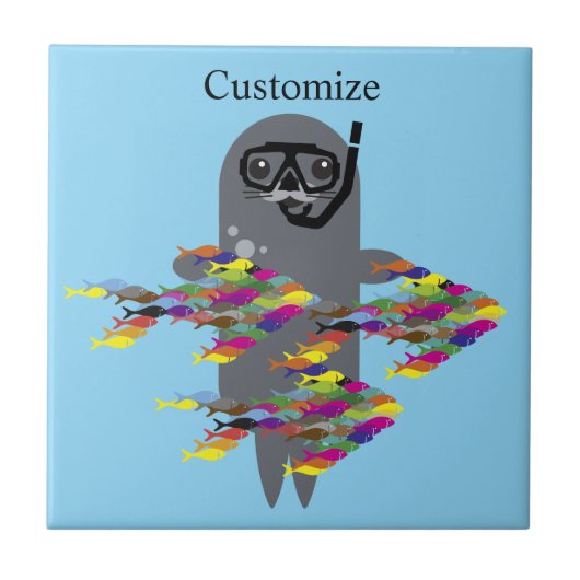 Graues Siegel Thunder_Cove Fliese (Vorderseite)