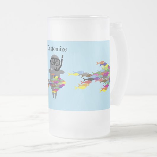 Graues Siegel Thunder_Cove Mattglas Bierglas (VorderseiteRechts)