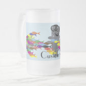 Graues Siegel Thunder_Cove Mattglas Bierglas (Vorderseite Links)