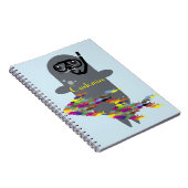 Graues Siegel Thunder_Cove Notizblock (Rechte Seite)