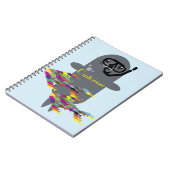 Graues Siegel Thunder_Cove Notizblock (Linke Seite)