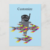 Graues Siegel Thunder_Cove Postkarte (Vorderseite)