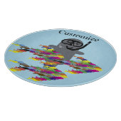 Graues Siegel Thunder_Cove Schneidebrett (Ecke)