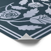 Graues silbernes Schwert Königliche Hochzeits-Will Poster (Ecke)