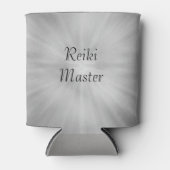 Graues Silver Reiki Master Design Dosenkühler (Vorderseite)