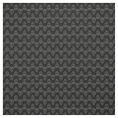 Graues Skelett, schwarz-graues Halbkugel Stoff (Muster)