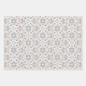 Graues spanisches Fliesenmuster Geschenkpapier Set (Vorderseite 2)
