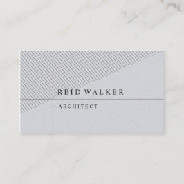 Graues stilvolles visitenkarte