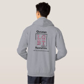 Graues Sweatshirt - Christliche LGBT-Ressourcen (Schwarz voll)