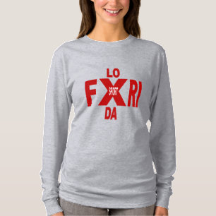 Graues T-Shirt Design FLORIDA SPORT