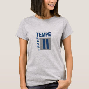 Graues T-Shirt Frau TEMPE TRAVEL ARIZONA