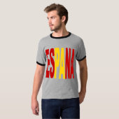 Graues T-Shirt für Männer ESPANA (Vorne ganz)