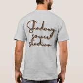 graues T-Shirt mit halbem Ärmel (Rückseite)