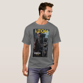 Graues T-Shirt mit halbem Ärmel mit Resident Evil  (Vorne ganz)