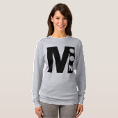 Graues T-Shirt TOP DESIGN MOON (Vorne ganz)