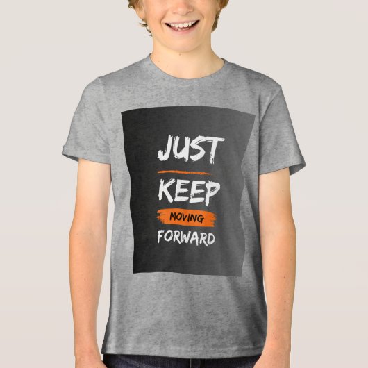 Graues T-Shirt Tri-Blend Shirt (Vorderseite)