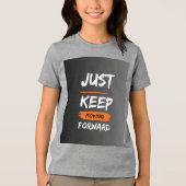 Graues T-Shirt Tri-Blend Shirt (Vorderseite)