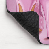 Graues Tabby-Kätzchen Mousepad (Ecke)