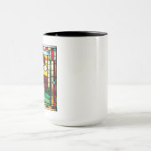 Graues Tabby Weihnachtsglas Tasse (Zentrum)