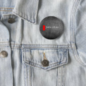 Graues Tafel-Muster Rot Button (Beispiel)