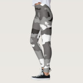 Graues Tarnmuster Leggings (Links)