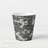 Graues Tarnmuster, Militärisches Muster, Armee Milchtasse (Vorderseite)